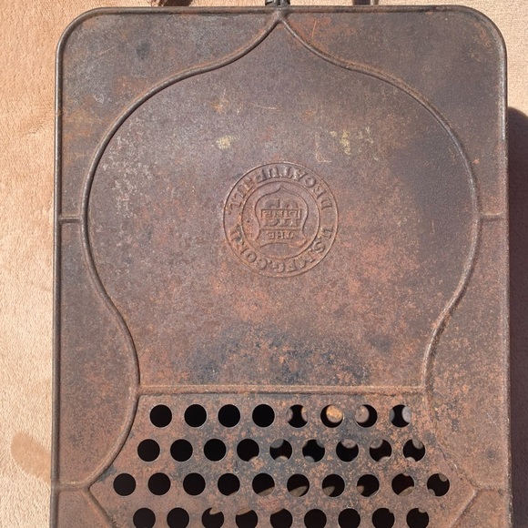 Vintage US MFG. CORP. Decatur, ILL 1940s Popcorn Popper, Stove Or Campfire - Picture 5 of 10